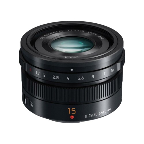 Panasonic Leica DG Summilux 15mm f/1.7 ASPH - Black
