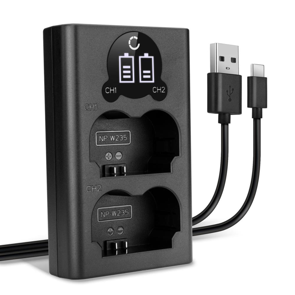 F-System Caricabatterie Doppio NP-W235