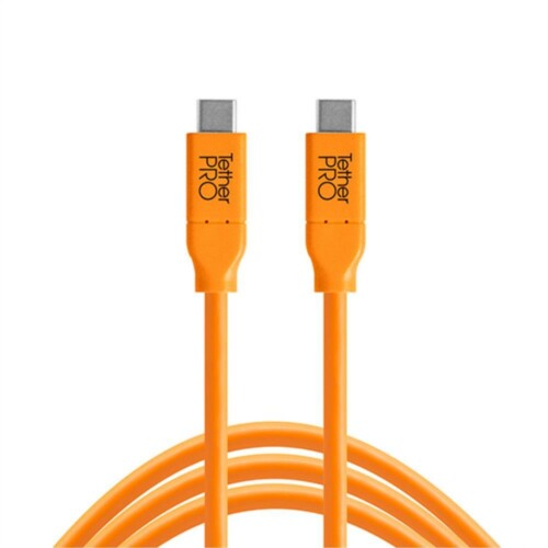 Tether Tools TetherPro cavo da USB-C a USB-C 4.6m arancio - THTCUC15-ORG