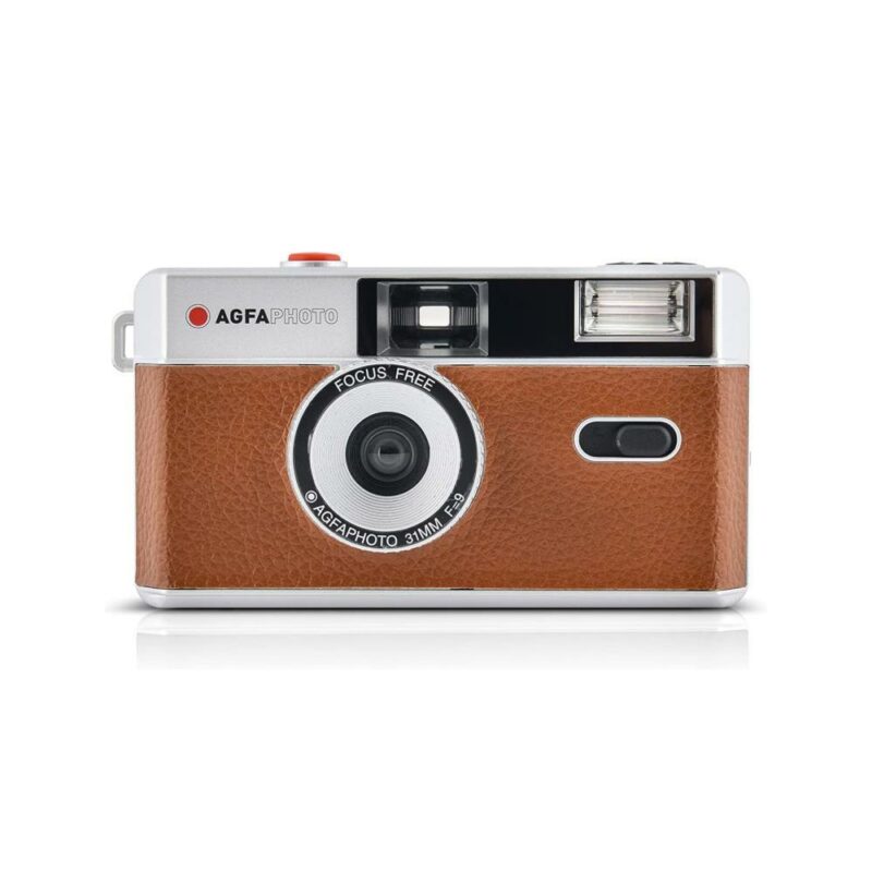 Agfa Analogue Reusable Photo Camera for 35mm Films – Coffee Brown