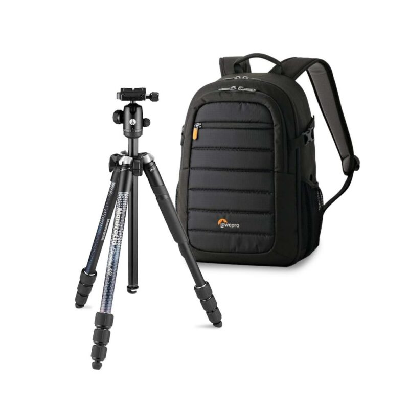 Kit Lowepro Tahoe BP 150 + Manfrotto MKELMII4BK-BH Element MII