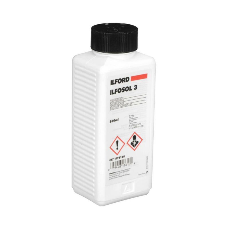 Ilford Ilfosol 3 – Film Developer for Black and White Film – 500ml