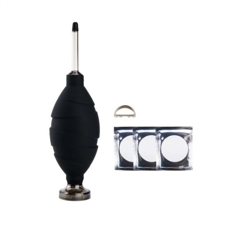 JJC Pompetta in silicone con filtro antipolvere CL-DF1BK