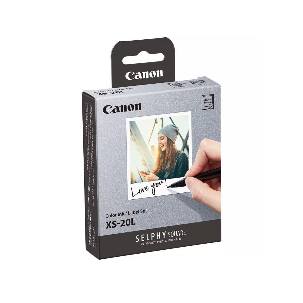 Canon XS-20L - Set carta e inchiostro per Selphy Square (20 fogli)