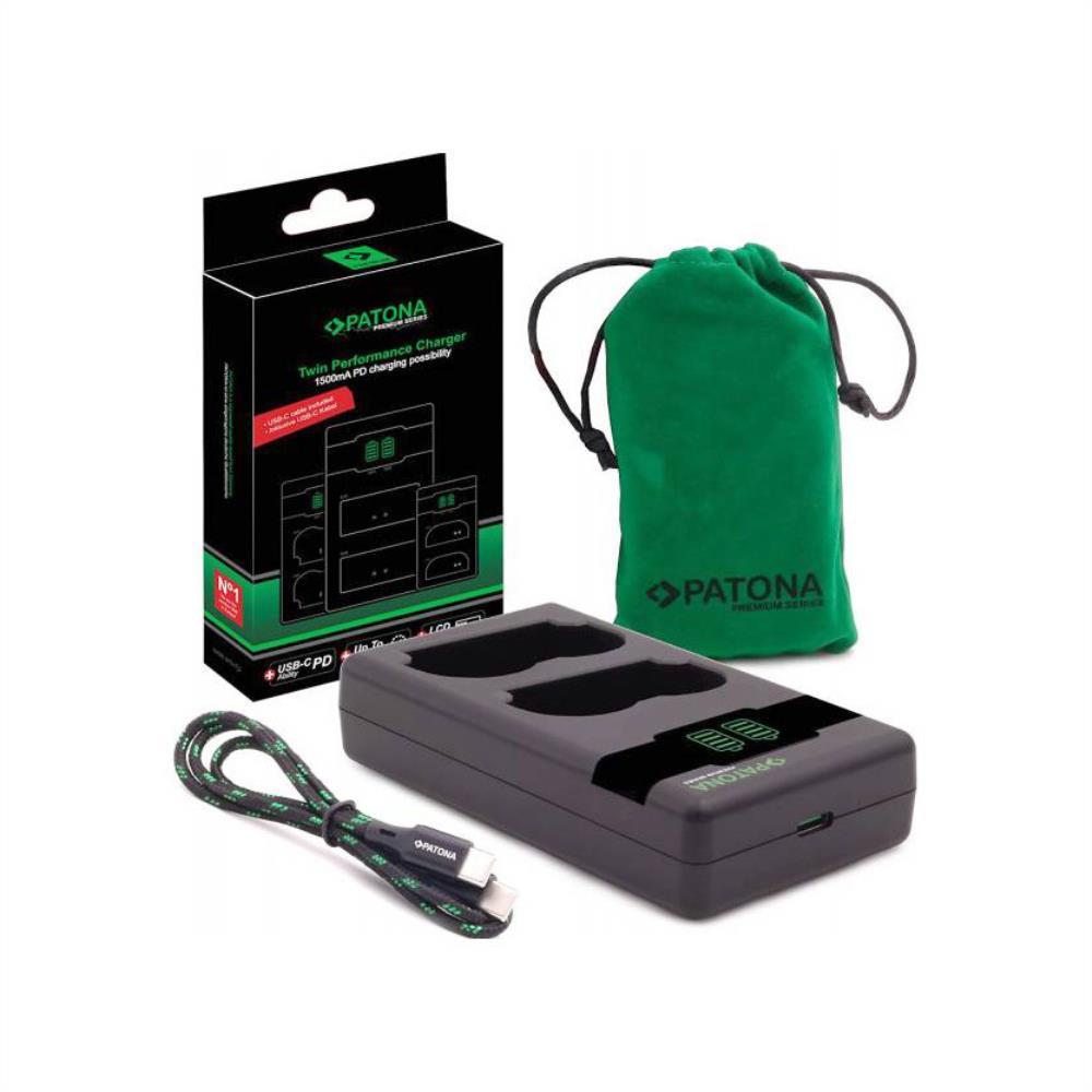 Patona Twin Performance Charger per Fuji NP-W235