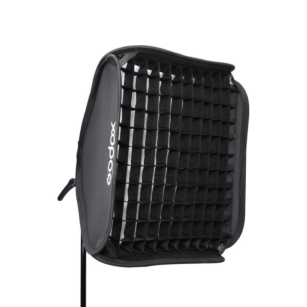 Godox SGGV6060 - Kit Softbox per Flash Outdoor (Griglia, Staffa S2, Custodia 60x60cm)