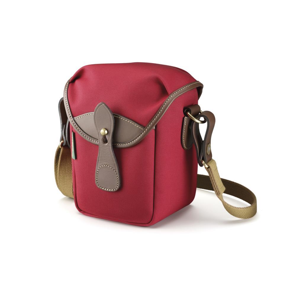 Billingham Borsa 72 Tela Burgundy/Bordi Cuoio cioccolato